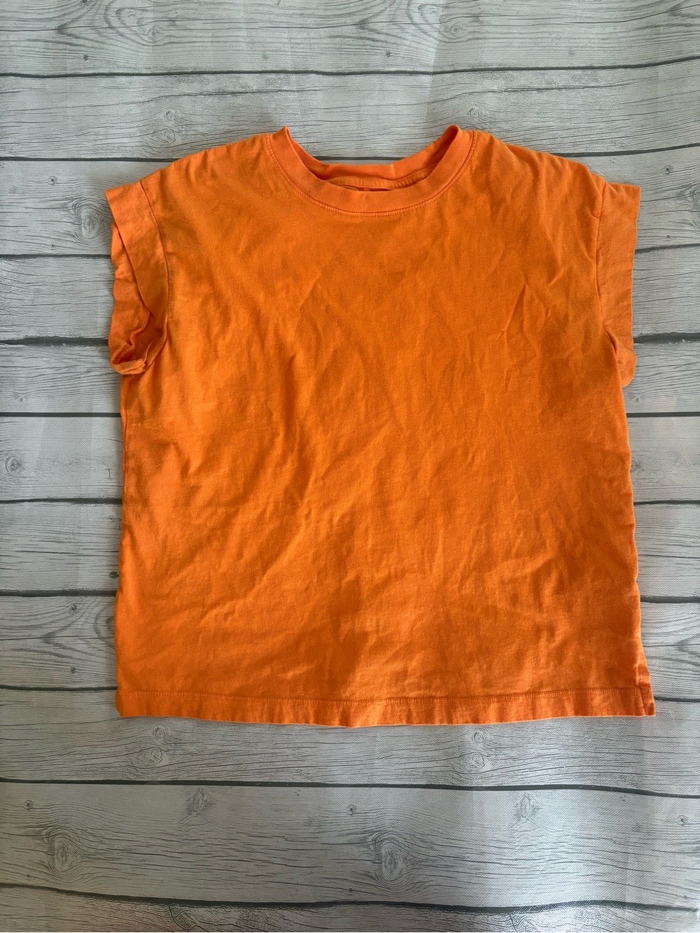 a new day Bright Orange Short Sleeve Tee